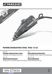 Parkside PGG 15 C2 Originalbetriebsanleitung