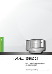 FAAC XGUARD-25 Bedienungsanleitung