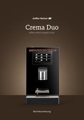 Kaffee Partner Crema Duo Betriebsanleitung