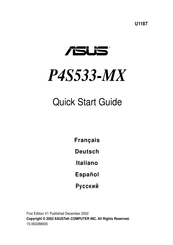 Asus P4S533-MX Benutzerhandbuch