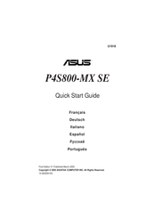 Asus P4S800-MX SE Benutzerhandbuch