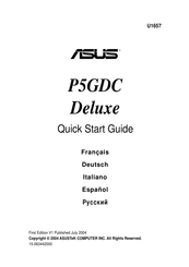 Asus P5GDC Deluxe Kurzanleitung