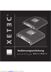 XETEC Prestige P-4 EVO Bedienungsanleitung