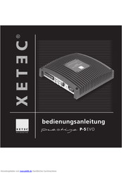 XETEC Prestige P-5 EVO Bedienungsanleitung