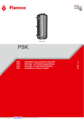 flamco PSK 1000 Montage- Und Bedienungsanleitung