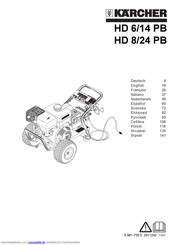Kärcher HD 8/24 PB Bedienungsanleitung