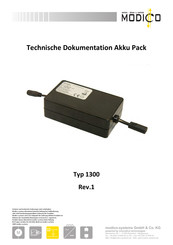 MODICO 1300 Technische Dokumentation