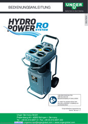 unGer HydroPower RO Bedienungsanleitung