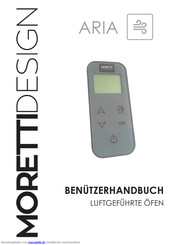 Moretti Design Aria Benutzerhandbuch