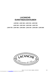 Lacanche L2HM 1600 Installationsanleitung
