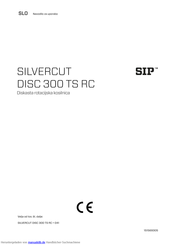SIP SILVERCUT DISC 300 TS RC Betriebsanleitung