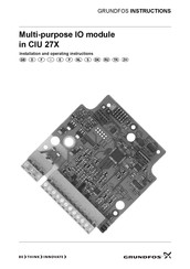 Grundfos CIU 27X Montage- Und Betriebsanleitung