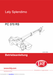 LELY Splendimo PC 370 RS Betriebsanleitung