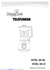 Telefunken HappyCook HCBL-36-BL Gebrauchsanleitung