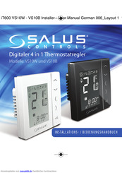 Salus Controls VS10B Installations- / Bedienungshandbuch