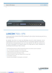 Lancom 7100+ VPN Bedienungsanleitung