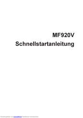 ZTE Corporation MF920V Schnellstartanleitung