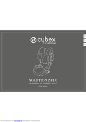 CYBEX SOLUTION Z-FIX Bedienungsanleitung