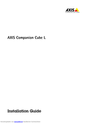 Axis Companion Cube L Installationsanleitung