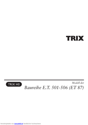 Trix 22015 Bedienungsanleitung