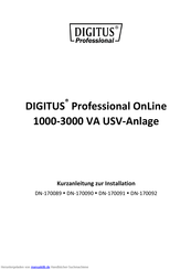 Digitus Professional DN-170091 Kurzanleitung