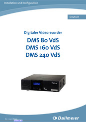 dallmeier DMS 240 VdS Installation Und Konfiguration