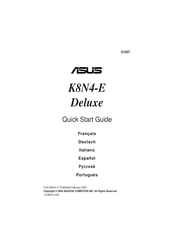 Asus K8N4-E Deluxe Kurzanleitung