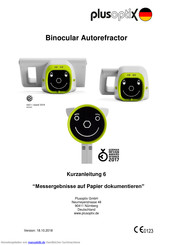 PLUSOPTIX A16 Kurzanleitung