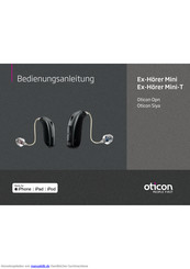 oticon Opn 3 Ex-Horer Mini-T Bedienungsanleitung