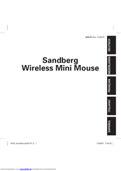 Sandberg 630-87 Bedienungsanleitung