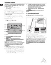 Behringer ULTRA-DI DI600P Kurzanleitung