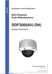 Dallmeier electronic DDF3000AV-DN Installation Und Konfiguration