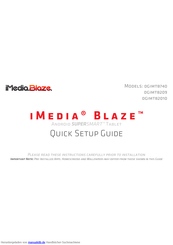 iMedia Blaze dgimtb209 Kurzanleitung Zur Einrichtung