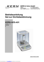 KERN AES-A01 Betriebsanleitung