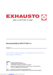 Exhausto BSK-FP-XXX-n-n Series Benutzerhandbuch