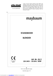 EFBE-SCHOTT maybaum BL 2 Handbuch