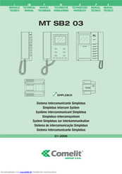 Comelit Group MT SB2 03 Technisches Handbuch