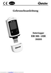 Bartscher EBI 300 - USB Gebrauchsanleitung