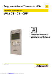 REMEHA eVita CS Installations- Und Wartungsanleitung