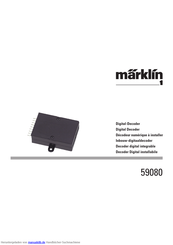marklin 59080 Bedienungsanleitung