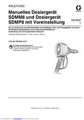 Graco SDMP8 Anleitung