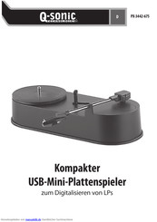 Q-Sonic PX-3442 Handbuch