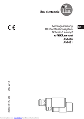 IFM Electronic efector190 ANT421 Montageanleitung