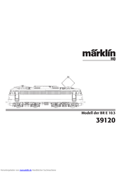 marklin H0 BR E 10.3 Gebrauchsanleitung