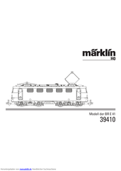 marklin 39410 Bedienungsanleitung