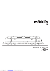 marklin H0 BR 230 V 300 Gebrauchsanleitung