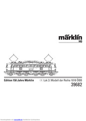 marklin H0 Reihe 1018 ÖBB Gebrauchsanleitung