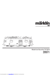 marklin H0 TVT 6219 Gebrauchsanleitung