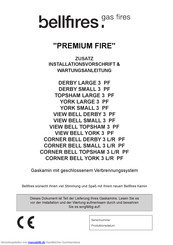 Bellfires View Bell York 3 PF Installationsvorschrift & Wartungsanleitung
