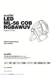 EuroLite LED ML-56 COB RGBAWUV Bedienungsanleitung
